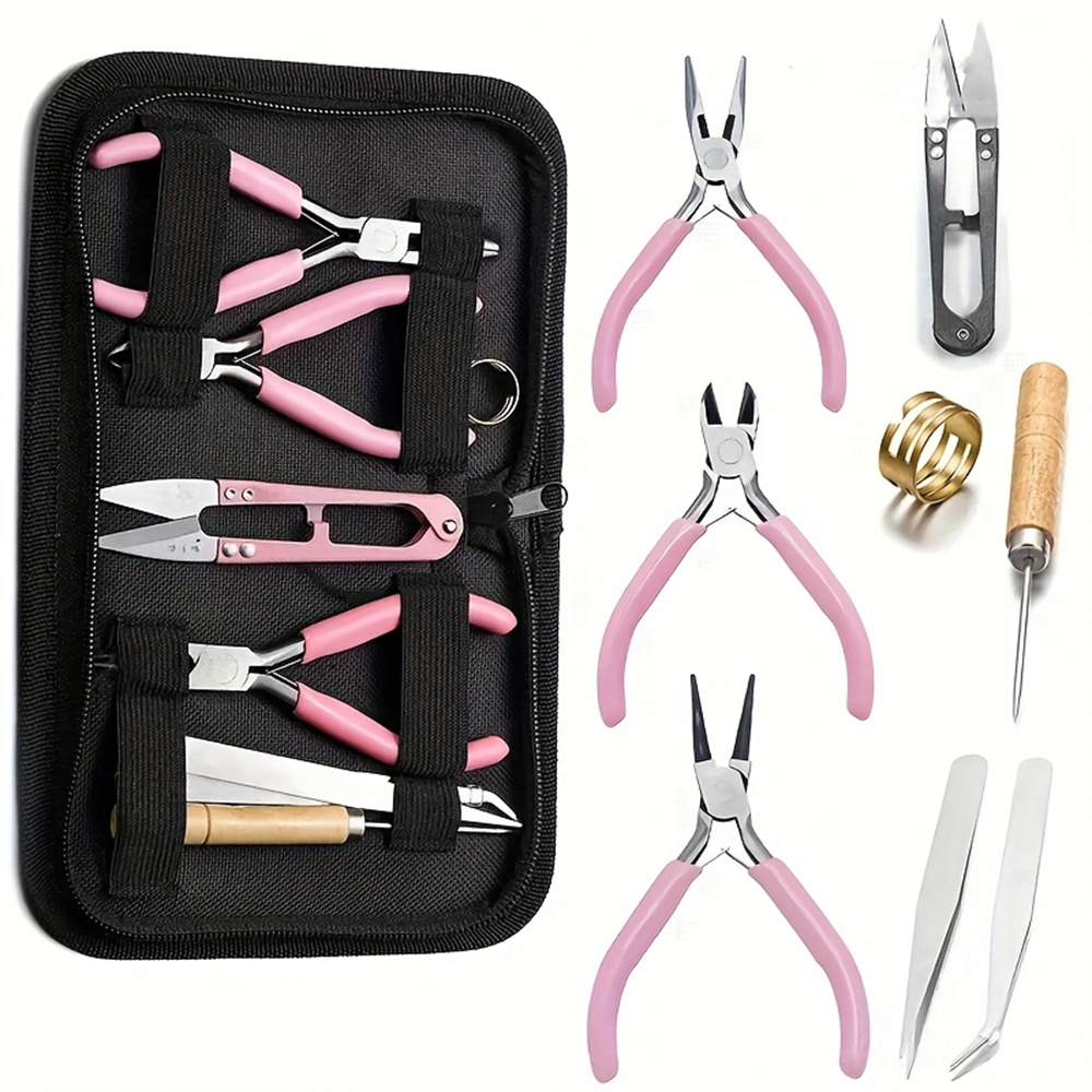 Jewelry Making Pliers Set - Juego de herramientas para principiantes, incluye