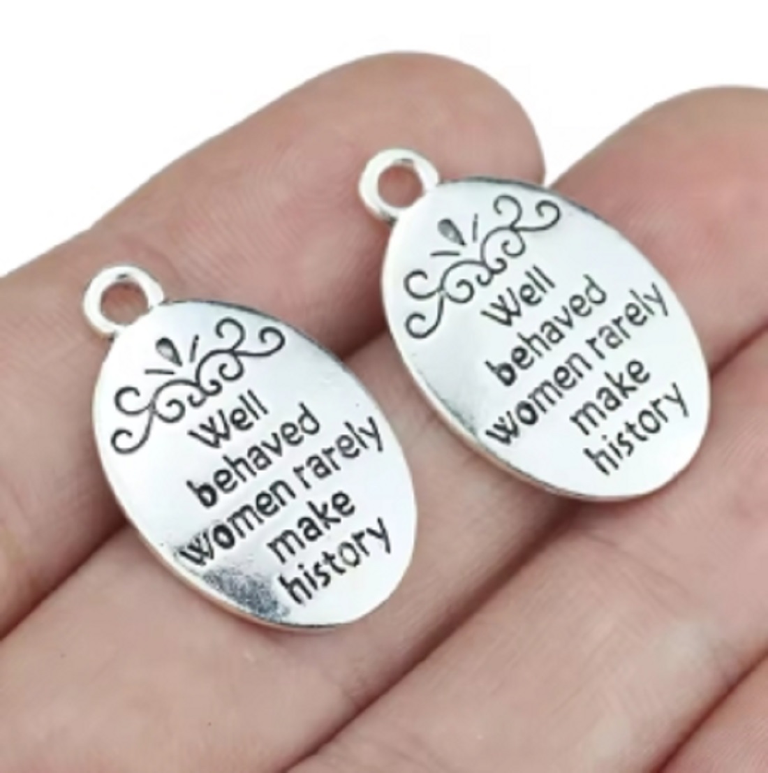 Jewelry Making History - 10 unids/lote de dijes de letras