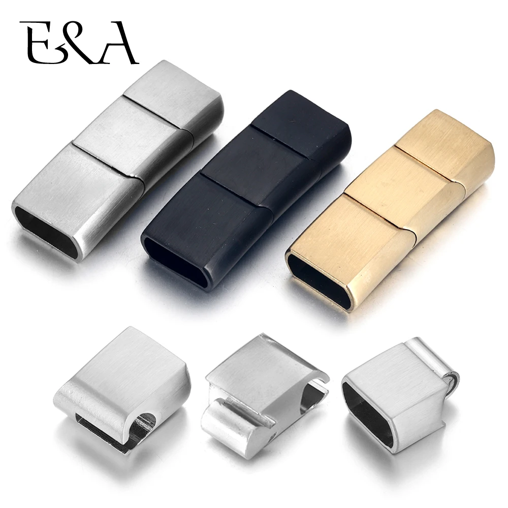 Jewelry Making Brass - Cierre extendido de acero inoxidable, cierres