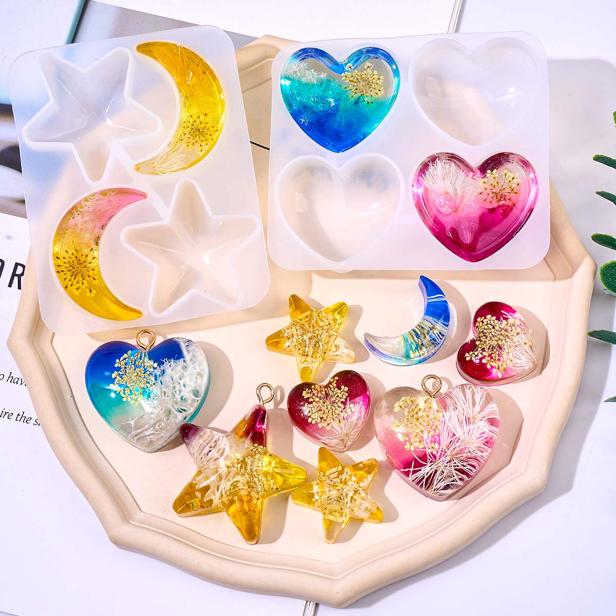 Jewelry Making Mold - Molde de silicona con forma de
