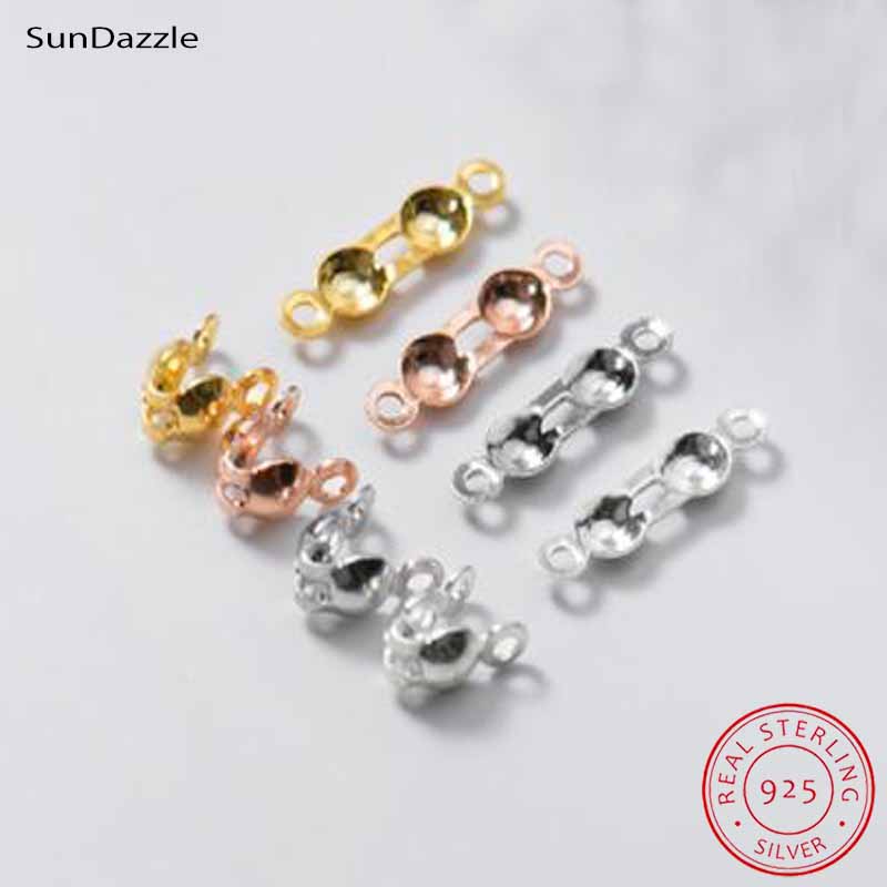 Jewelry Making Metals - 4 piezas de Plata de Ley