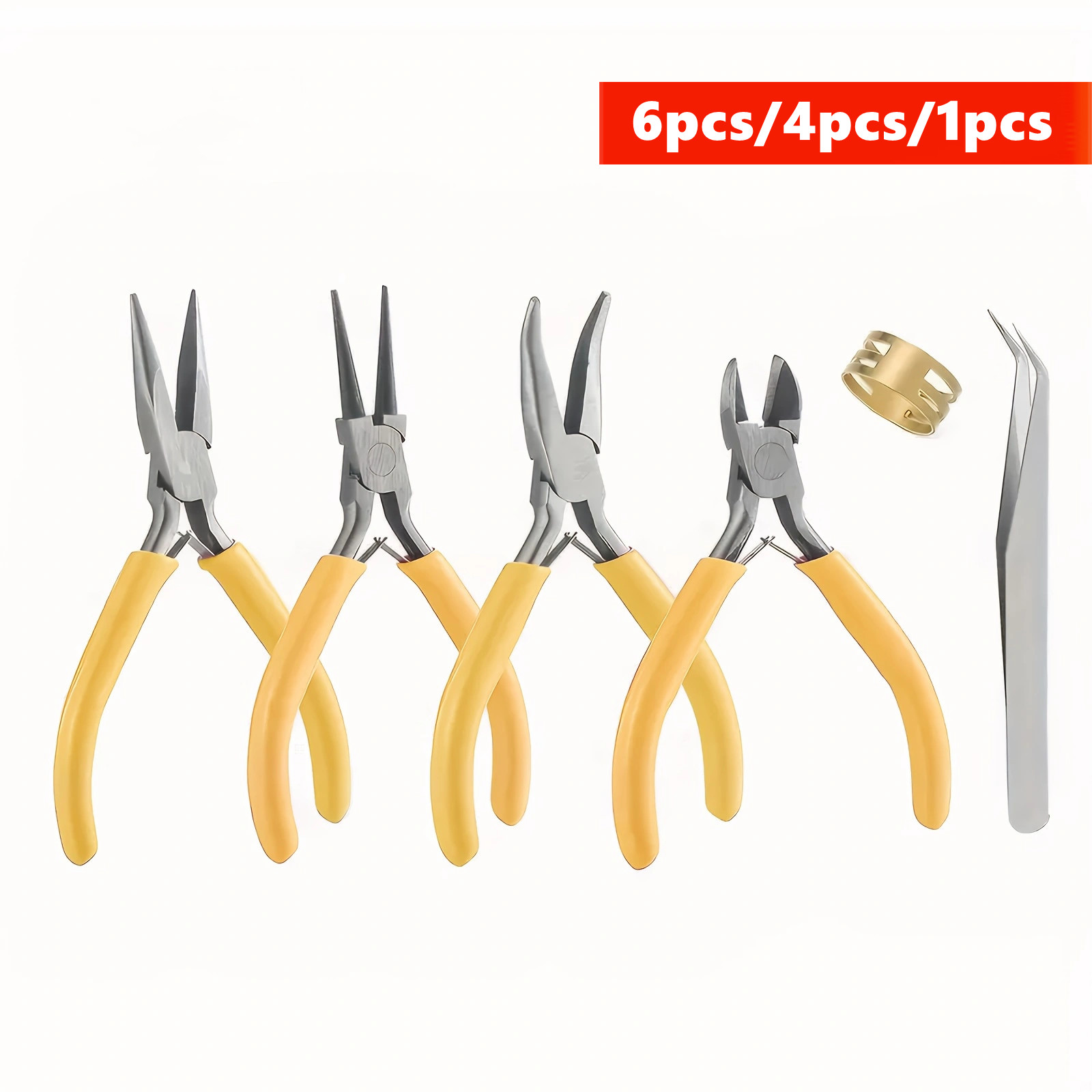 Jewelry Making Pliers Set - Juego de 6/4/1 Piezas de Alicates