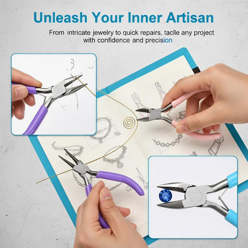 Jewelry Making Pliers Set - Herramientas para hacer joyas, juego de