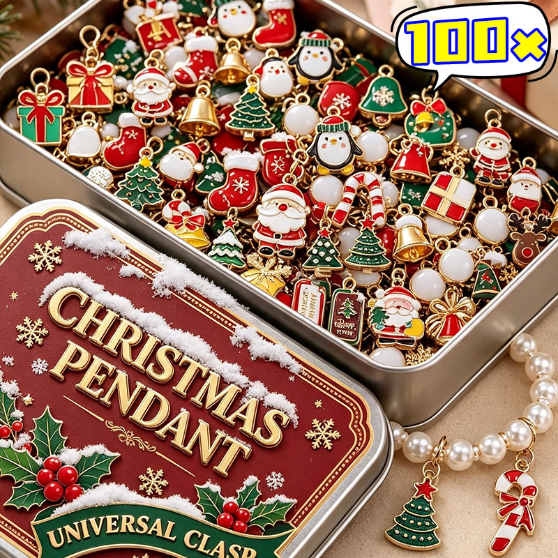 Jewelry Making Education - Llaveros y Colgantes Navideños, Set de