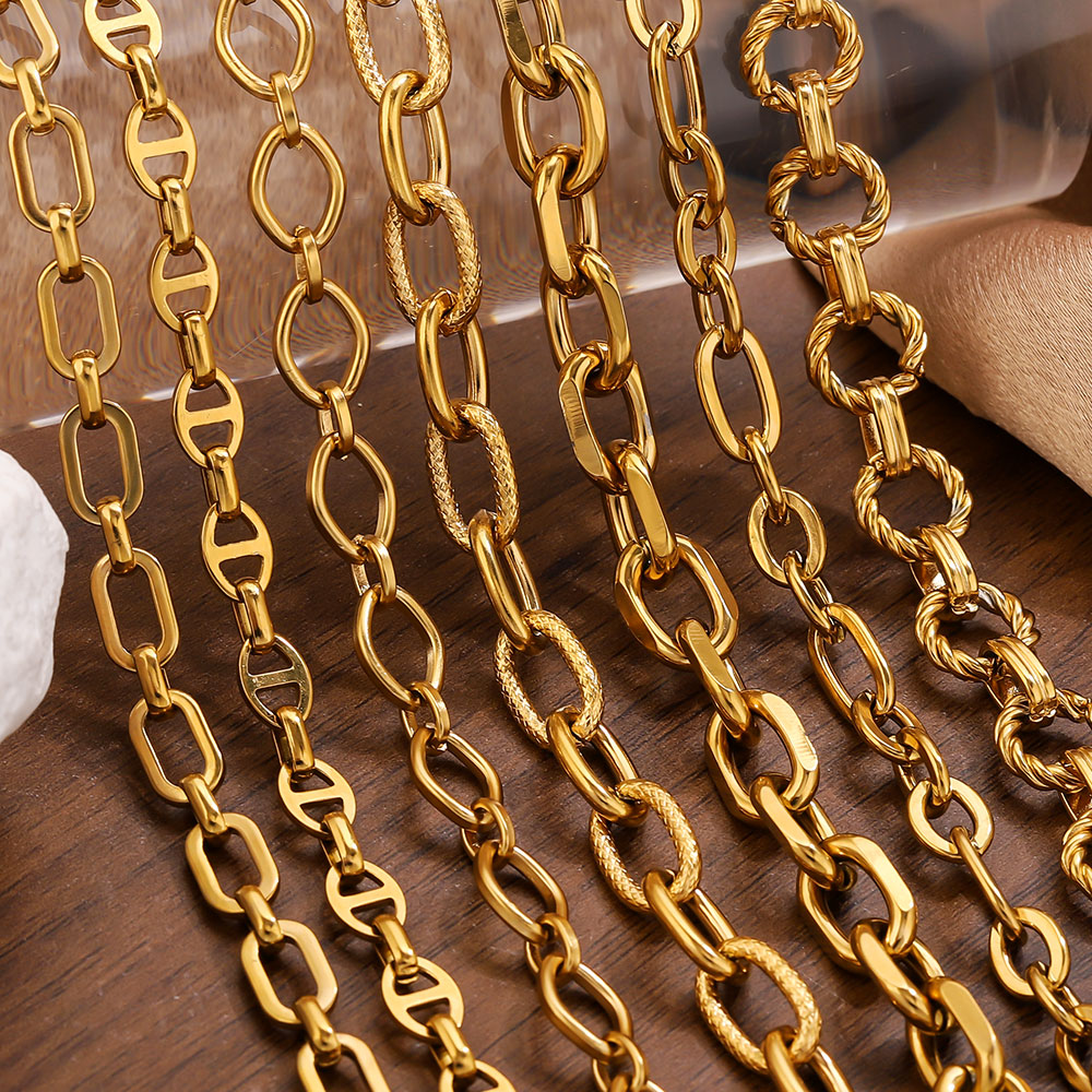 Jewelry Making Gold Wire - Cadena Grande de Acero Inoxidable de