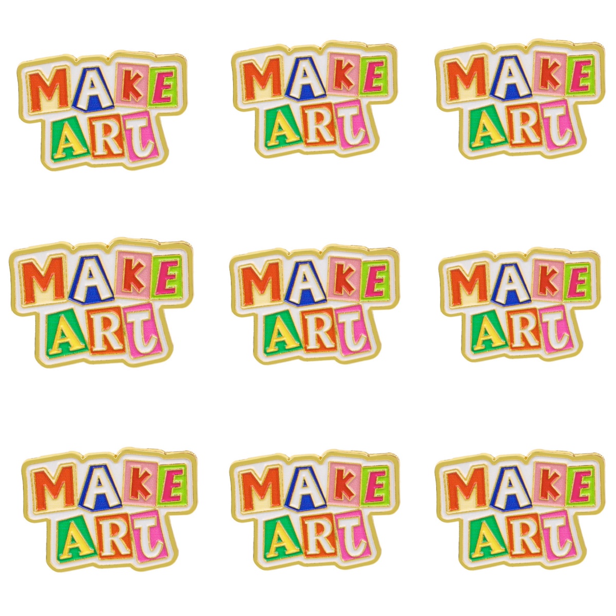 Juego de 9 pines esmaltados MA - Jewelry Making Quotes reseña y precio