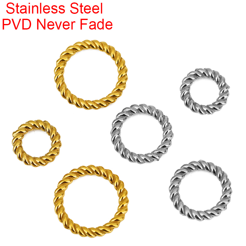 10 Uds. Anillos de salto cerra - Jewelry Making Closed Jump Rings reseña y precio