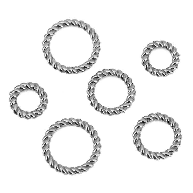 10 Uds. Anillos de salto cerra - Jewelry Making Closed Jump Rings reseña y precio