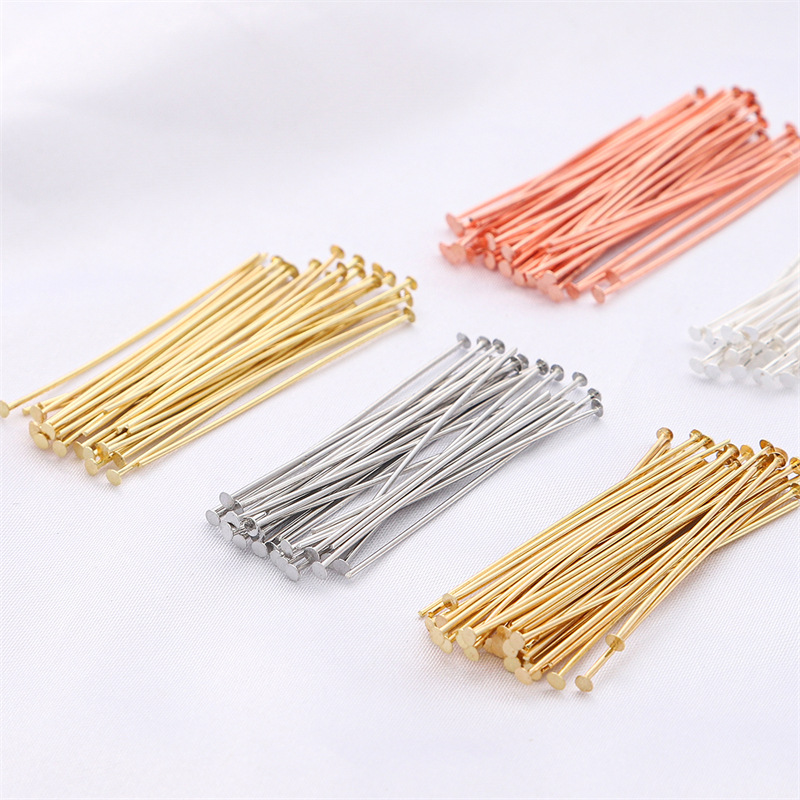 50 unids/pack de alfileres de  - Jewelry Making Supplies Wholesale reseña y precio