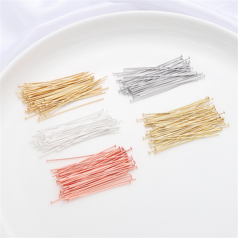 50 unids/pack de alfileres de  - Jewelry Making Supplies Wholesale reseña y precio
