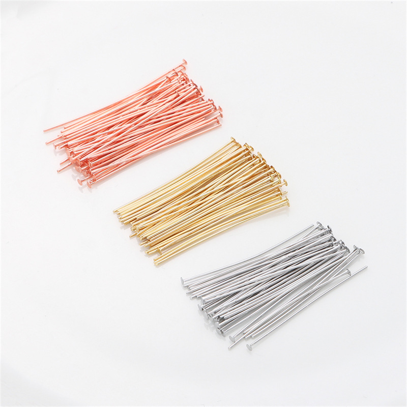 50 unids/pack de alfileres de  - Jewelry Making Supplies Wholesale reseña y precio