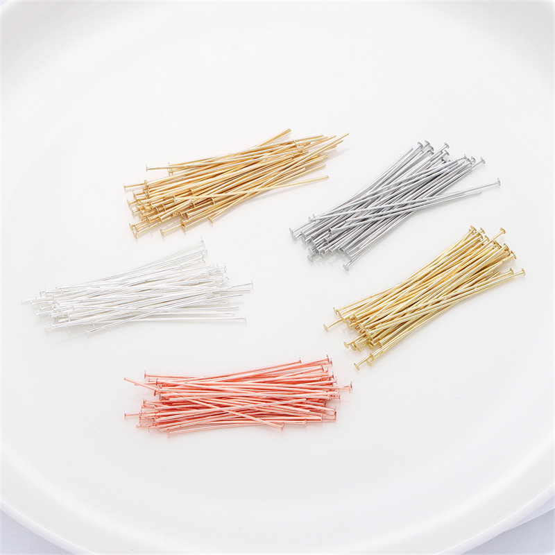 50 unids/pack de alfileres de  - Jewelry Making Supplies Wholesale reseña y precio
