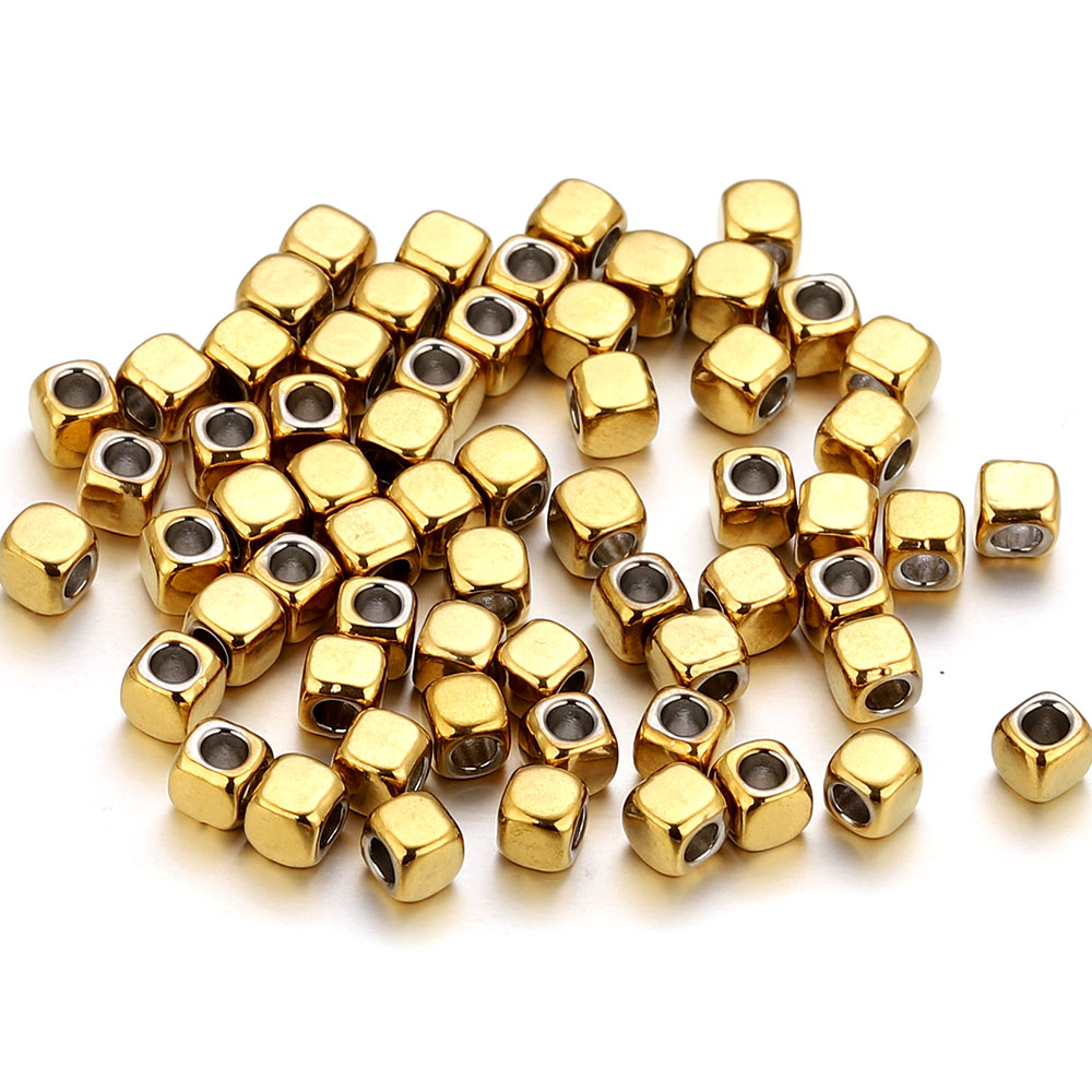 50 Uds. Cuentas espaciadoras c - Jewelry Making Supplies Wholesale reseña y precio