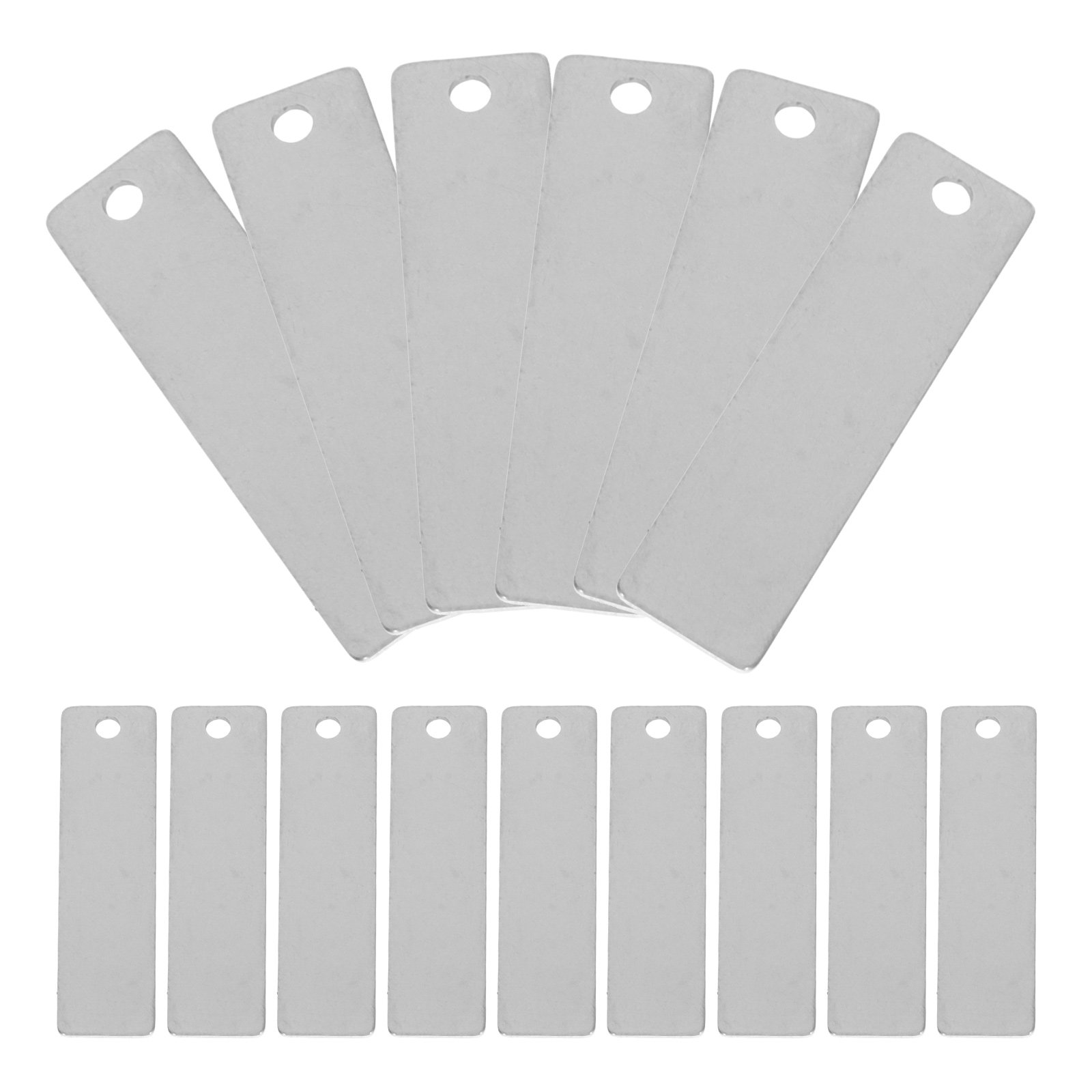 30 etiquetas rectangulares de  - Jewelry Making Metals reseña y precio
