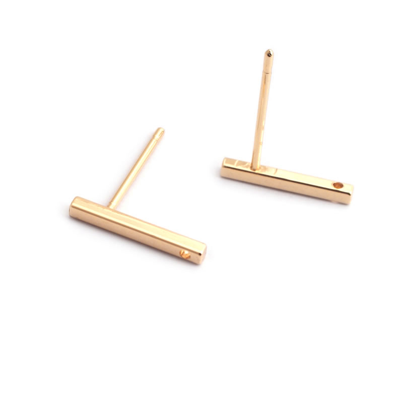 Pendientes de poste rectangula - Jewelry Making Earring Supplies reseña y precio