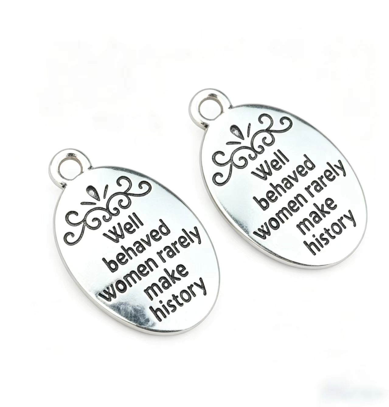 10 unids/lote de dijes de letr - Jewelry Making History reseña y precio