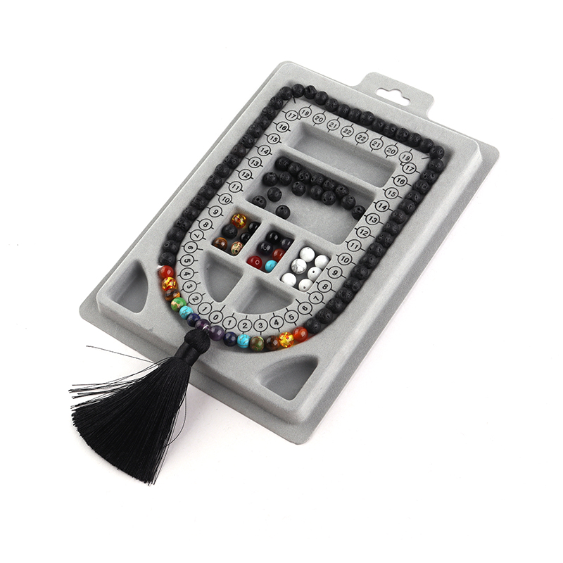 Tablero de cuentas flocadas gr - Jewelry Making Education reseña y precio
