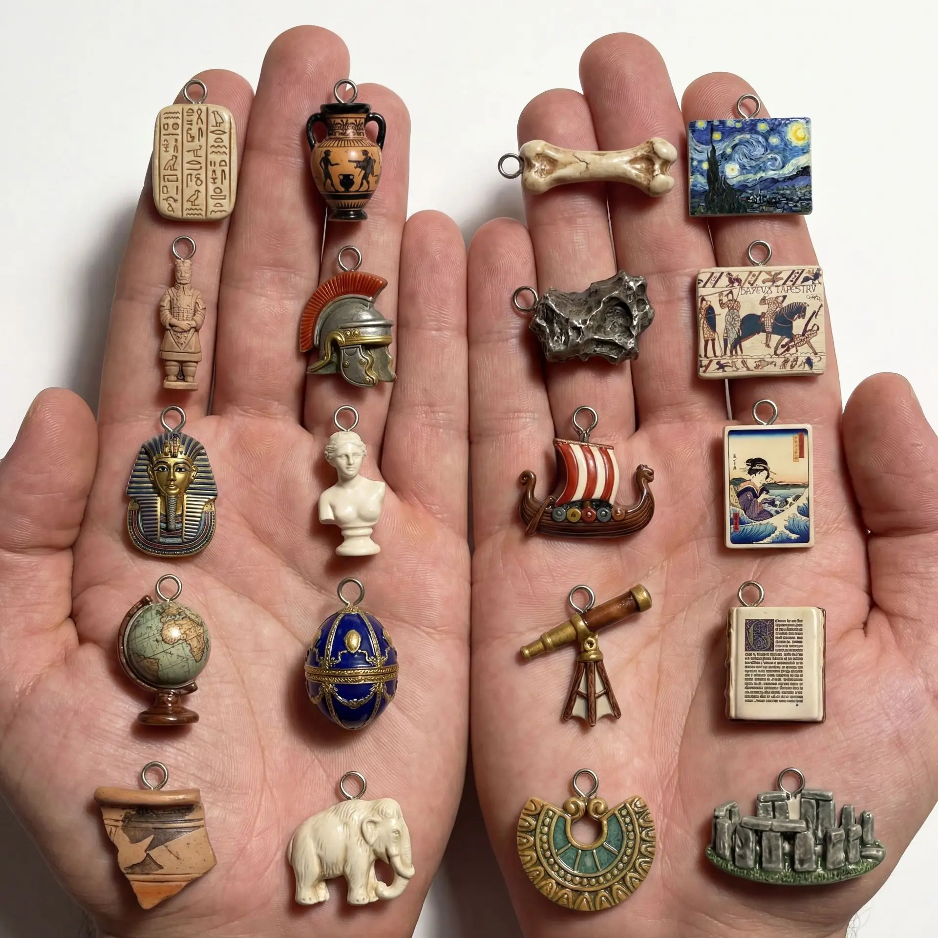 Pequeño colgante con motivos d - Jewelry Making History reseña y precio