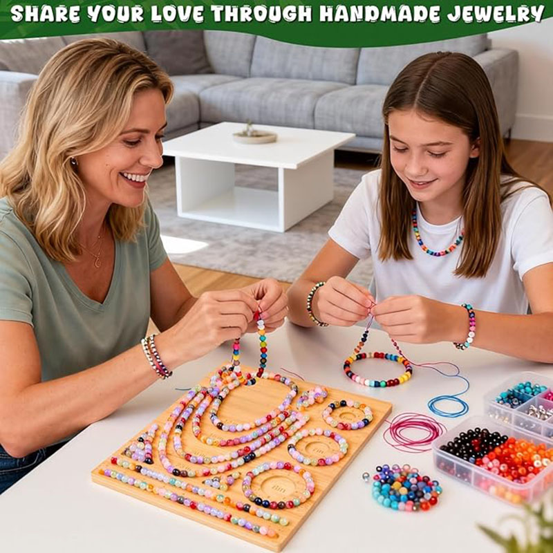 Tablero de cuentas de bambú pa - Jewelry Making Education reseña y precio