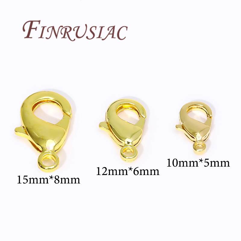 Cierres de langosta chapados e - Jewelry Making Brass reseña y precio