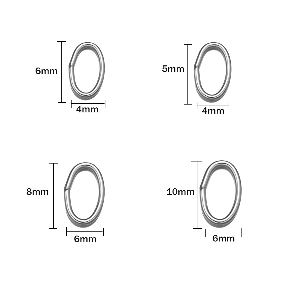 50 Uds. De anillos de salto ab - Jewelry Making Closed Jump Rings reseña y precio