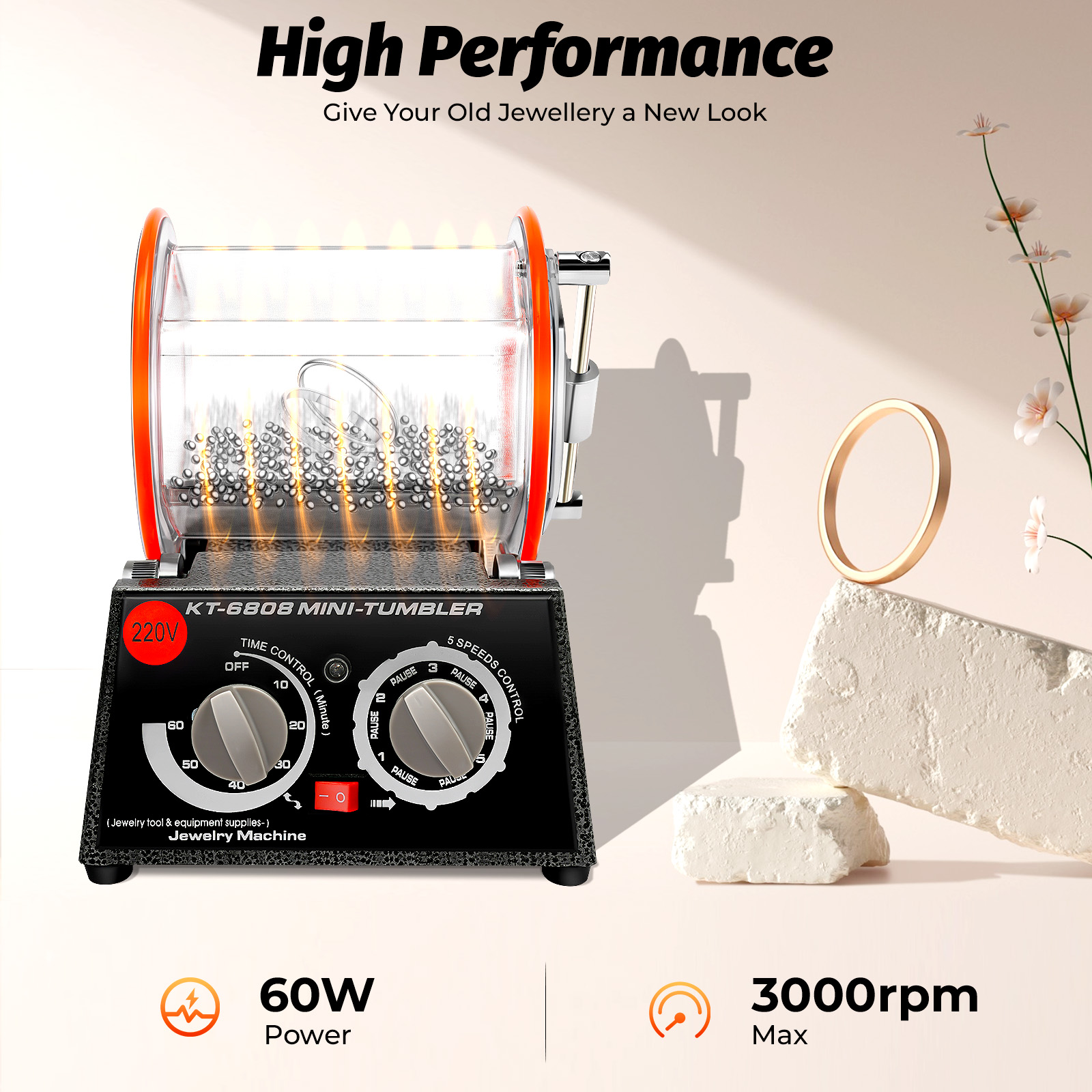 Pulidora eléctrica de 5 engran - Jewelry Making Uk reseña y precio