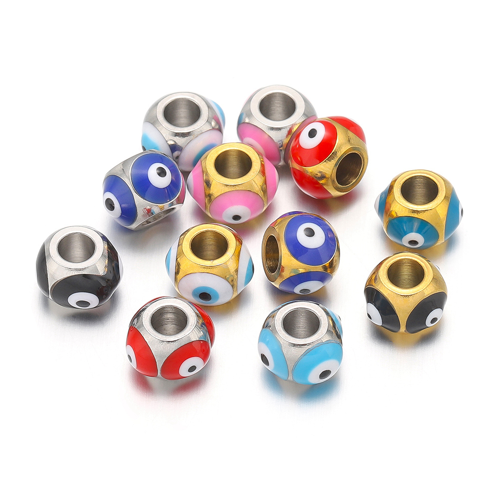 10 Uds. De cuentas de ojo esma - Jewelry Making Supplies Wholesale reseña y precio