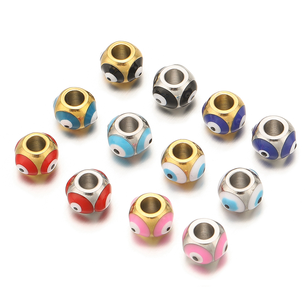 10 Uds. De cuentas de ojo esma - Jewelry Making Supplies Wholesale reseña y precio