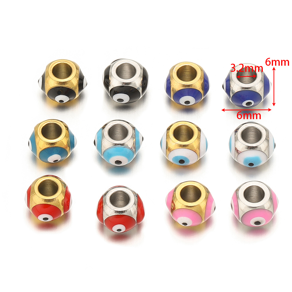 10 Uds. De cuentas de ojo esma - Jewelry Making Supplies Wholesale reseña y precio