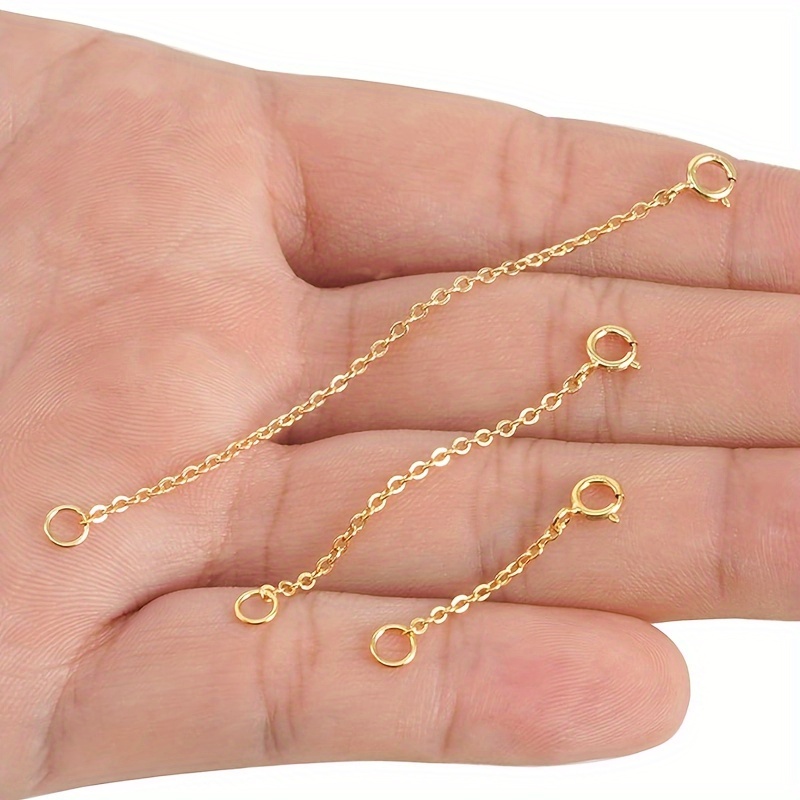 Cadenas de extensión con cierr - Jewelry Making Chain reseña y precio