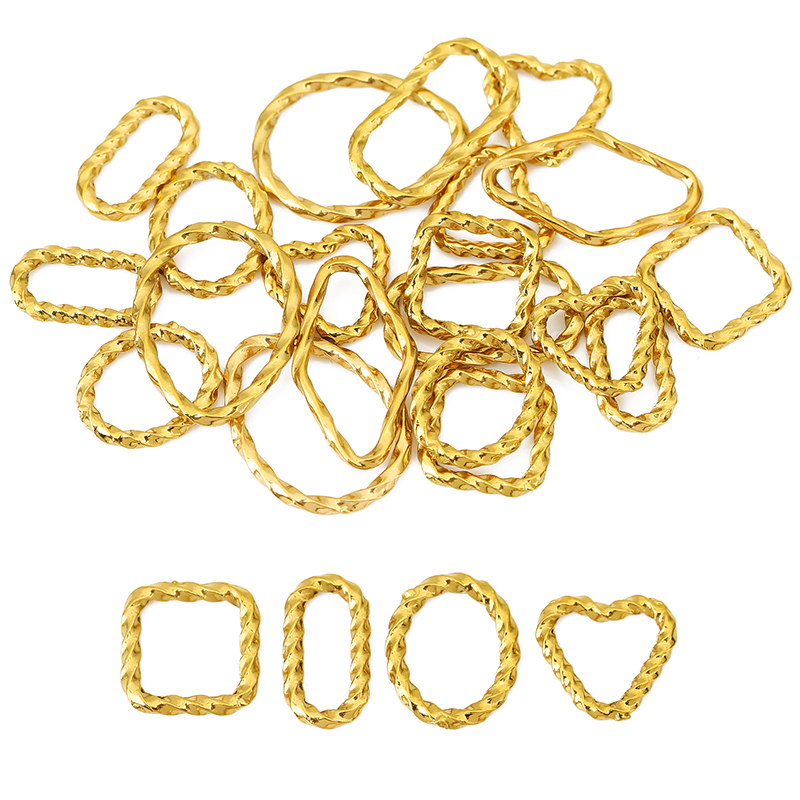 10 piezas de acero inoxidable, - Jewelry Making Closed Jump Rings reseña y precio