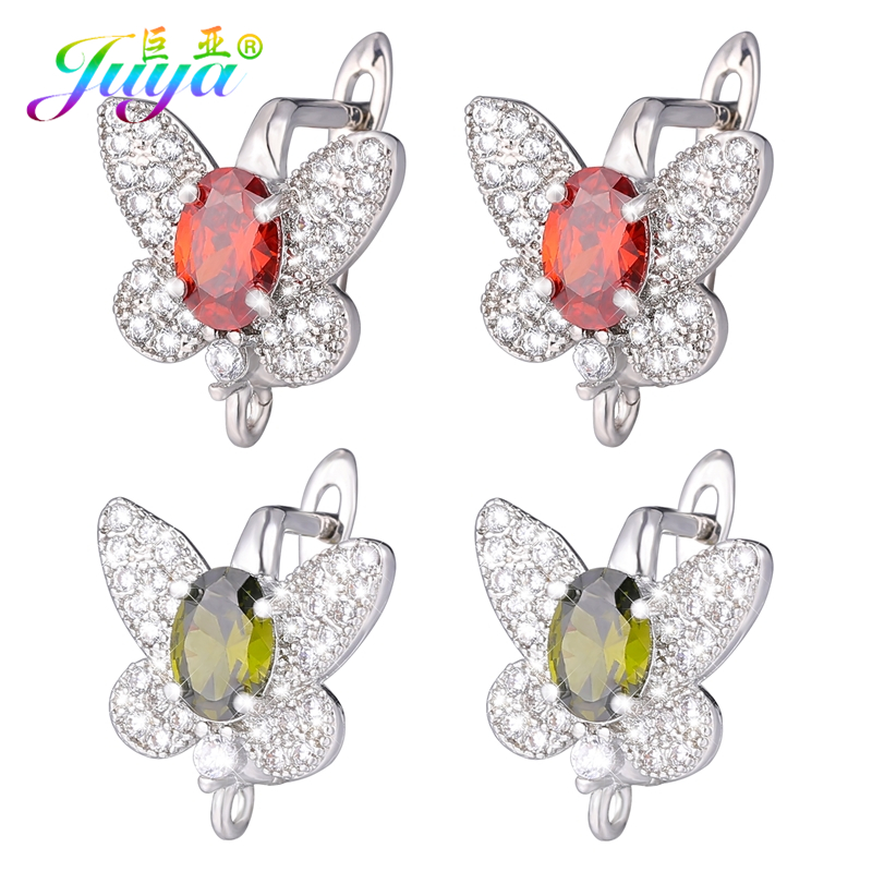 Juya-pendientes de mariposa ch - Jewelry Making Earring Supplies reseña y precio