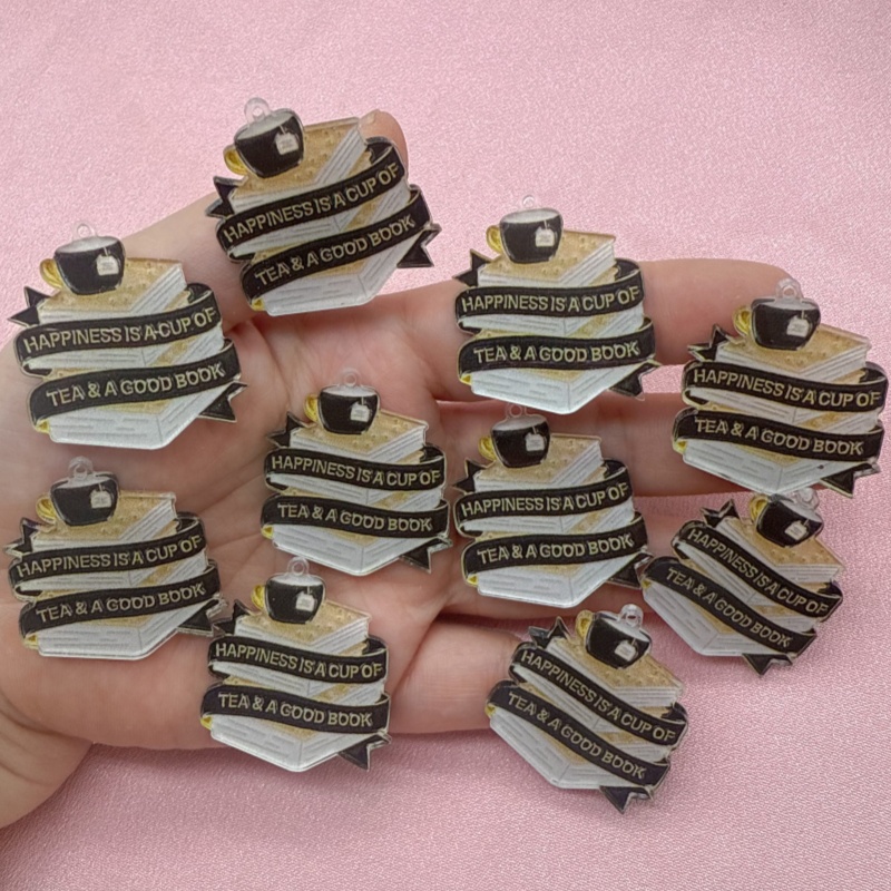 Colgante con cita de café de l - Jewelry Making Quotes reseña y precio