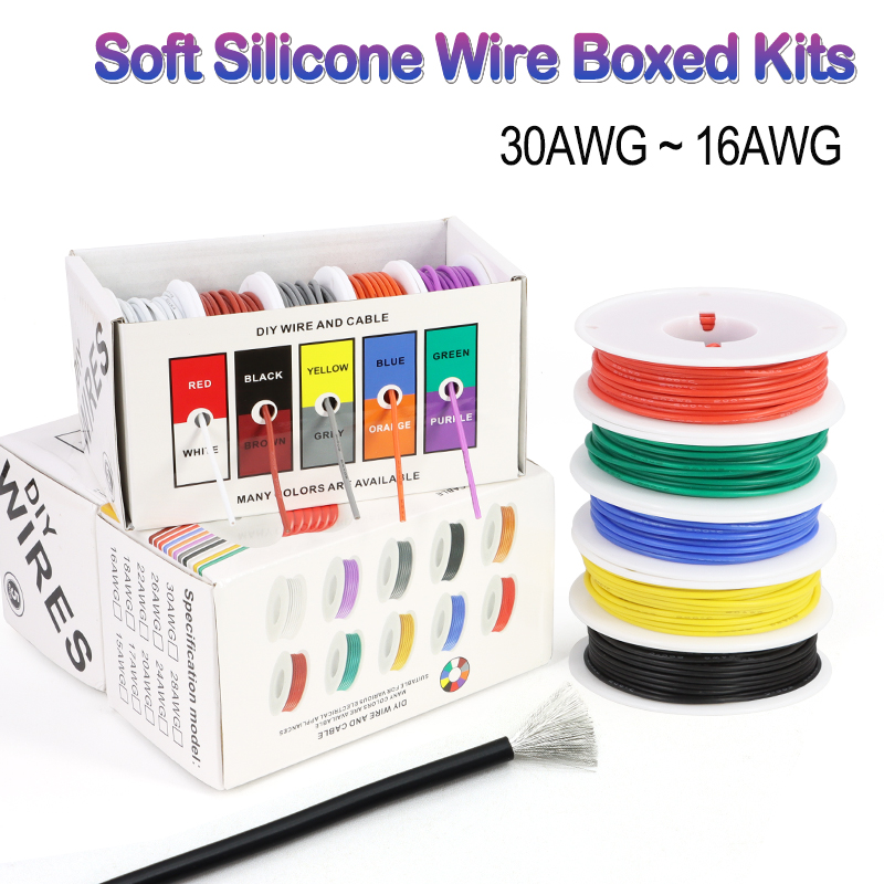 Kit en Caja de Cables de Silic - Wire 22 Gauge Copper reseña y precio