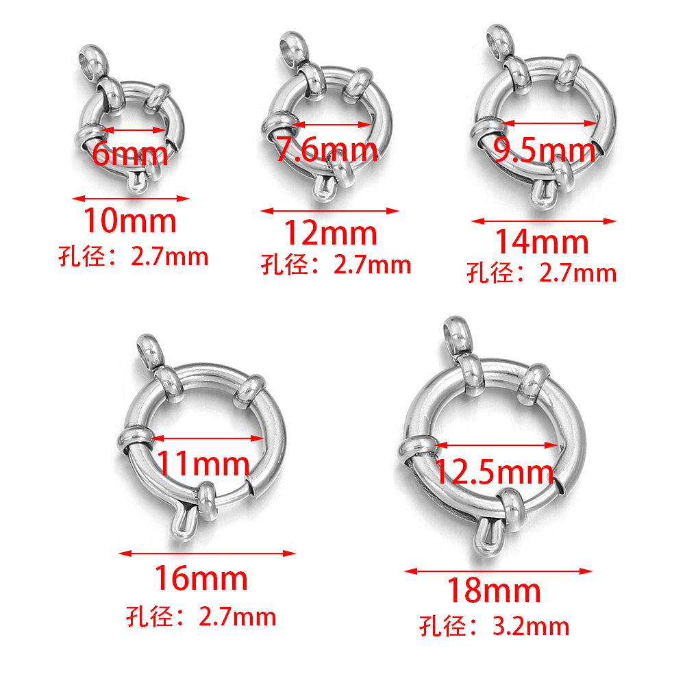 2 piezas de cierres de resorte - Jewelry Making Brass reseña y precio