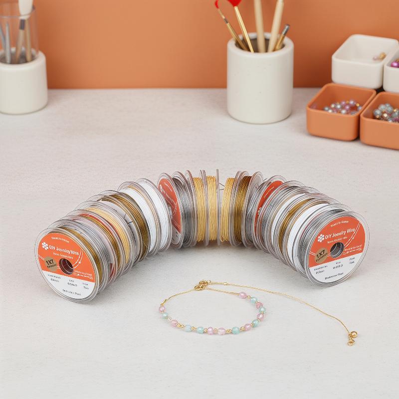 Rollo de 50 metros de alambre  - Jewelry Making Gold Wire reseña y precio