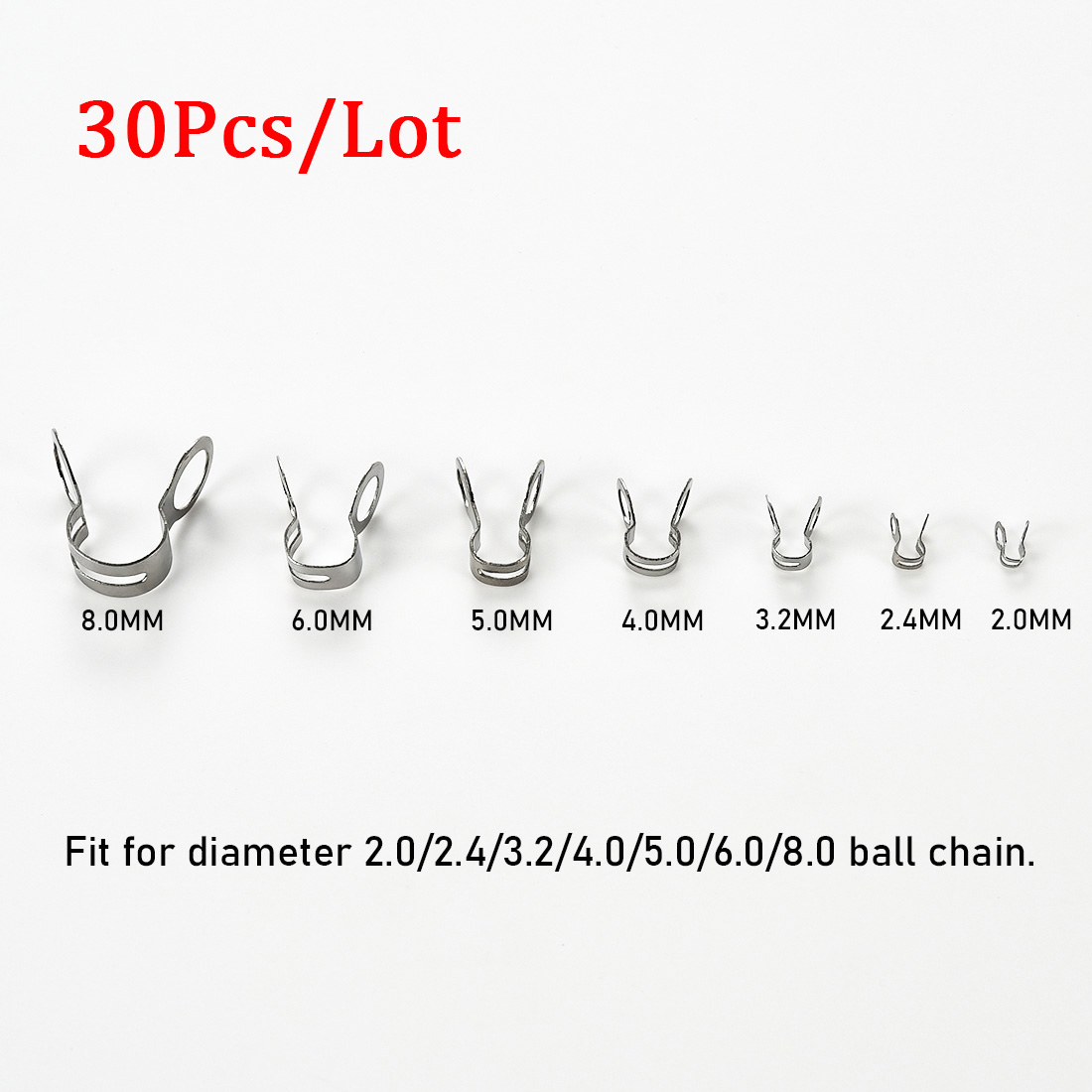 30 Uds. De cierres de conector - Jewelry Making Chain reseña y precio