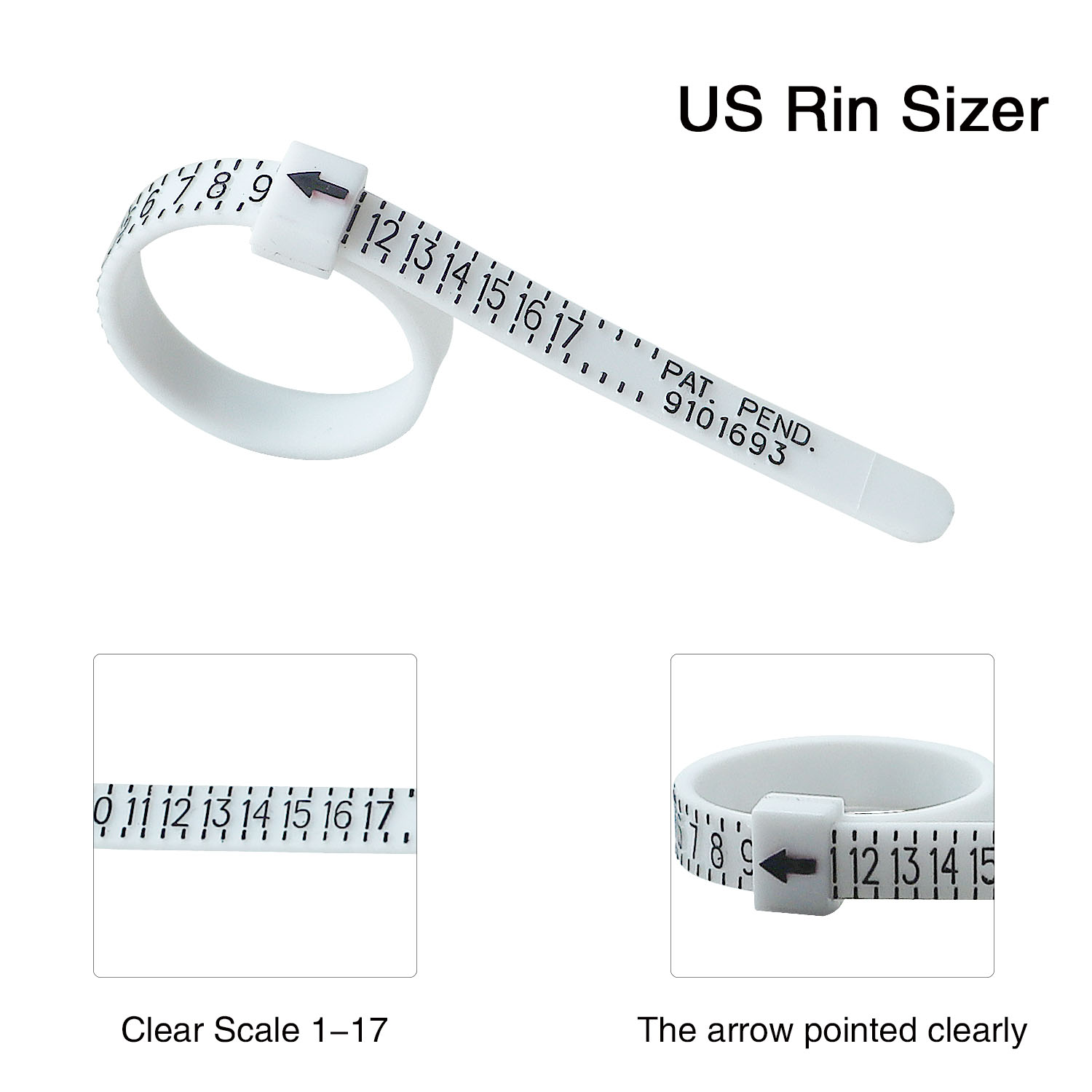 Medidor de anillo US/UK/EU/HK/ - Jewelry Making Uk reseña y precio