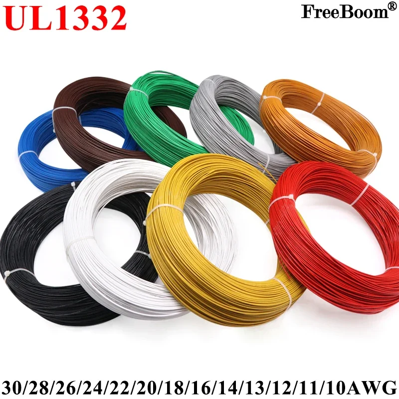 Cable de PTFE UL1332 de 5M/10M - Wire 22 Gauge Copper reseña y precio