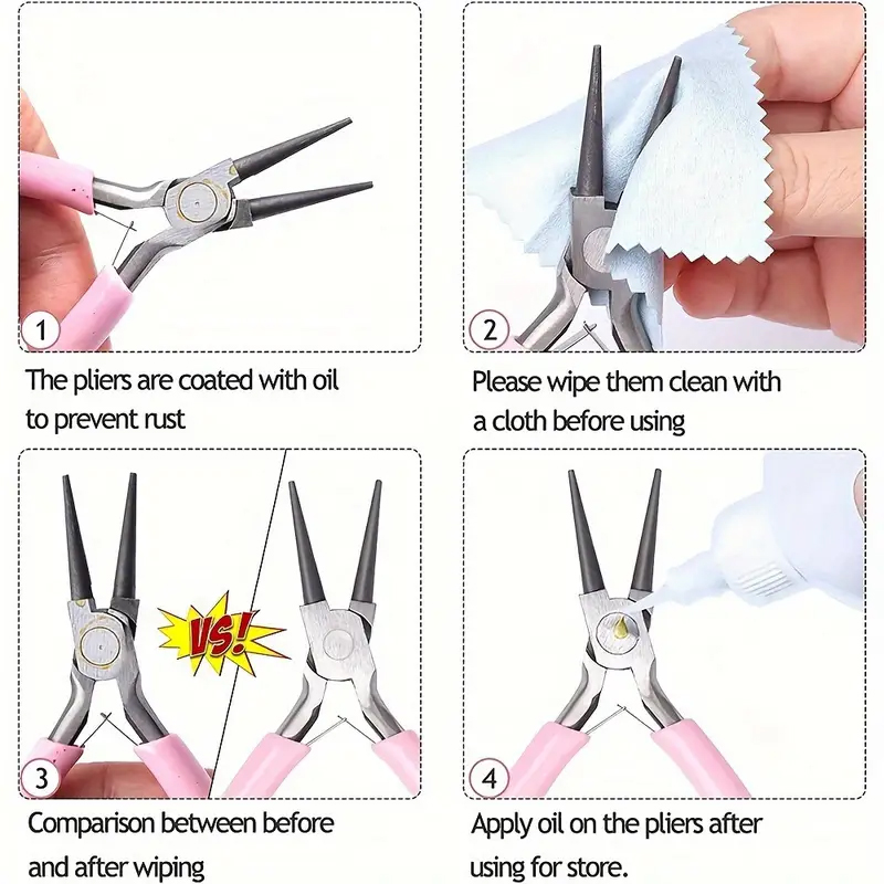 Juego de alicates para hacer j - Jewelry Making Pliers Set reseña y precio
