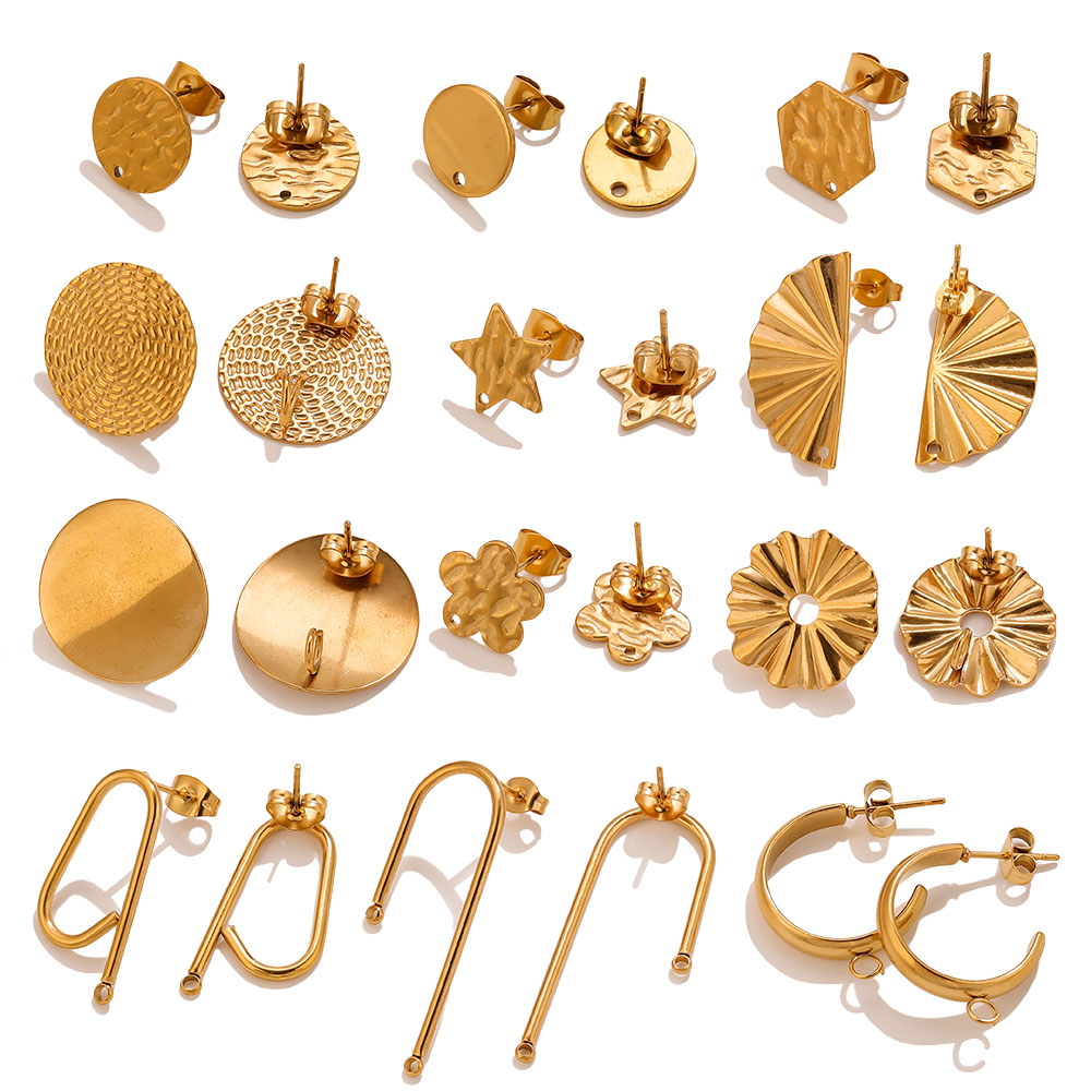10 Uds. Pendientes de acero in - Jewelry Making Supplies Wholesale reseña y precio