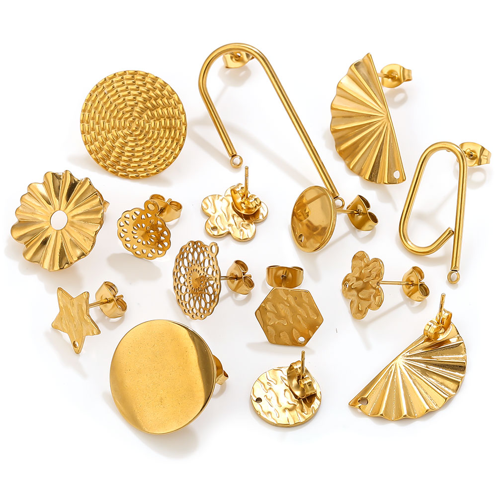 10 Uds. Pendientes de acero in - Jewelry Making Supplies Wholesale reseña y precio
