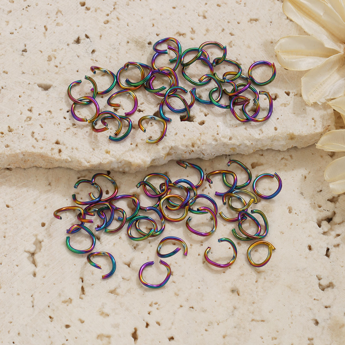 100 piezas de anillas de acero - Jewelry Making Supplies Wholesale reseña y precio