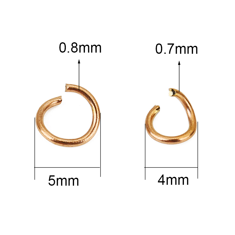 100 piezas de anillas abiertas - Jewelry Making Closed Jump Rings reseña y precio