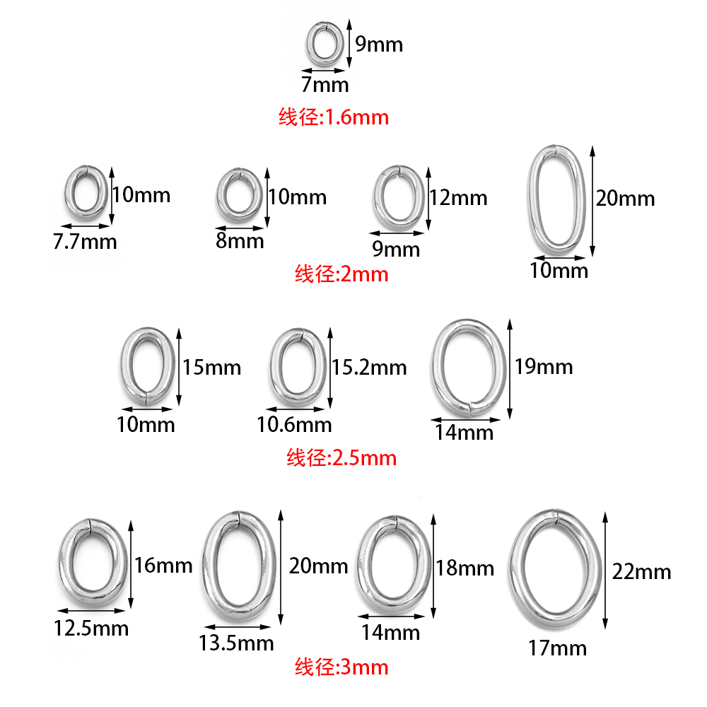 20 unids/lote de anillos de sa - Jewelry Making Closed Jump Rings reseña y precio