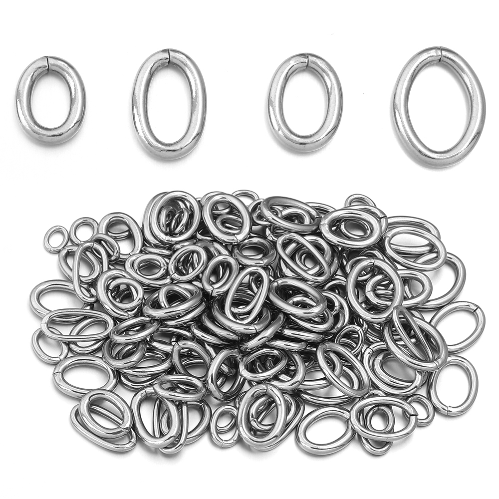 20 unids/lote de anillos de sa - Jewelry Making Closed Jump Rings reseña y precio