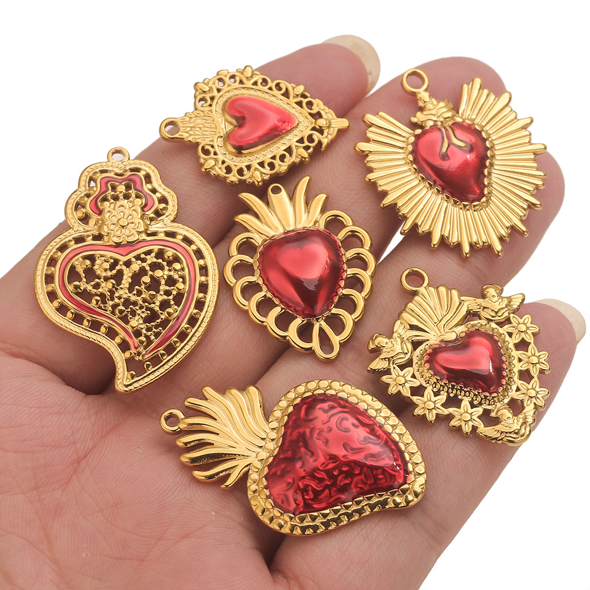 3 uds. De dijes en forma de co - Jewelry Making Supplies Wholesale reseña y precio