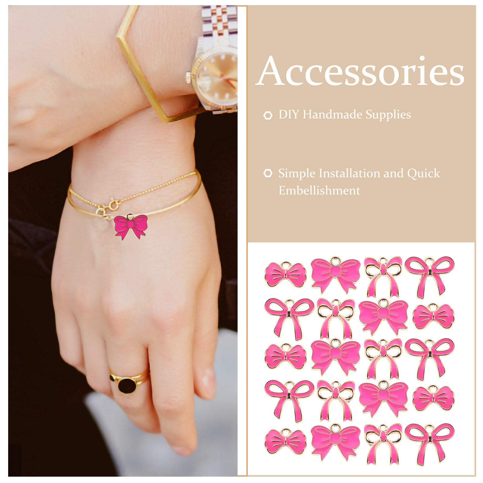 40 piezas de dijes con forma d - Jewelry Making For Teens reseña y precio