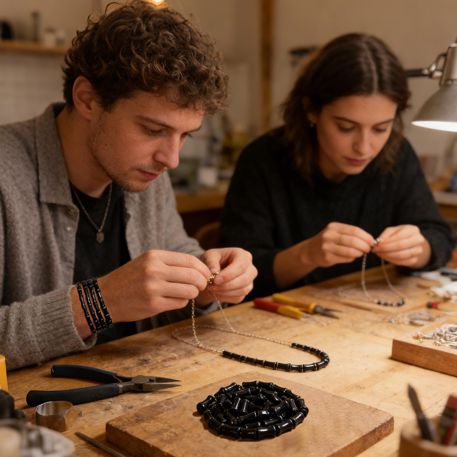 Cuentas de vidrio, 50 piezas,  - Jewelry Making Workshop For Kids reseña y precio